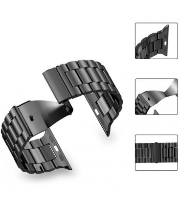 Tech-Protect kellarihm Stainless Apple Watch 42/44mm, must