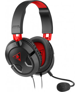 Turtle Beach kõrvaklapid + mikrofon Recon 50, must/punane