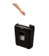 Fellowes Powershred 6M Black, 13 L, Credit cards shredding, Mini-Cut Shredder, Paper handling standard/output 6 sheets per pass,