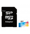 Silicon Power Elite UHS-1 Colorful 16 GB, MicroSDHC, Flash memory class 10, SD adapter