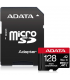 ADATA AUSDX128GUI3V30SHA2-RA1 Memory Card 128 GB, MicroSDXC, Flash memory class 10, Adapter, 80 MB/s, 100 MB/s