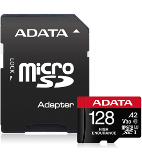 ADATA AUSDX128GUI3V30SHA2-RA1 Memory Card 128 GB, MicroSDXC, Flash memory class 10, Adapter, 80 MB/s, 100 MB/s