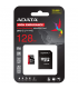 ADATA AUSDX128GUI3V30SHA2-RA1 Memory Card 128 GB, MicroSDXC, Flash memory class 10, Adapter, 80 MB/s, 100 MB/s