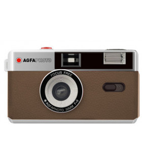 Agfaphoto analoogkaamera 35mm, pruun