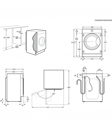 Electrolux EW7W368SI Steam kuivatiga
