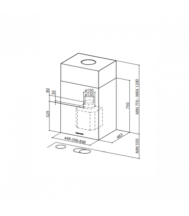 Faber CUBIA ISOLA GLOSS PLUS EV8 WH A 45