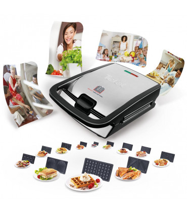 Tefal sw854d16 Snack Collection Kombi-gaufre Sandwichmaker 700 W outils 