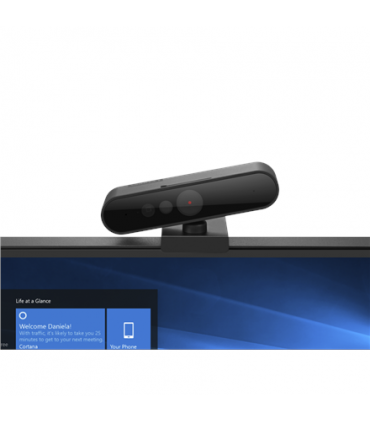 Lenovo Webcam 500 FHD Black, Pixel perfect high definition FHD 1080P video with 1/2.9 inch RGB sensor size. Effortless automatic