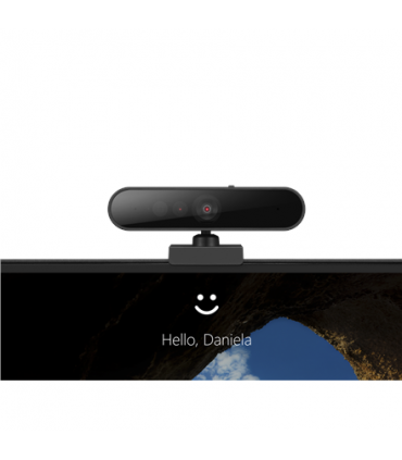 Lenovo Webcam 500 FHD Black, Pixel perfect high definition FHD 1080P video with 1/2.9 inch RGB sensor size. Effortless automatic