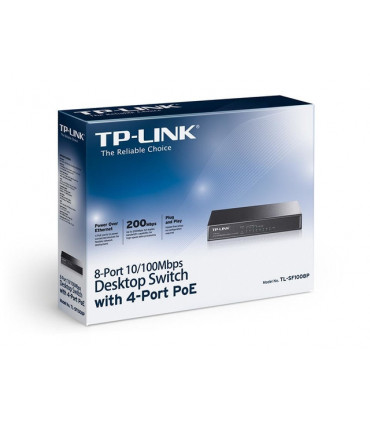 TP-LINK NET SWITCH 8PORT 10/100M POE/TL-SF1008P