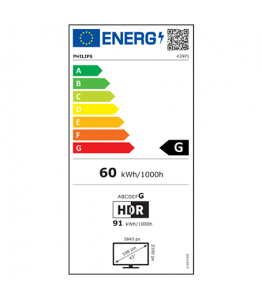 Philips P Line 439P1/00 43" Black