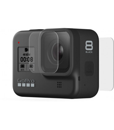 TEMPERED GLASS LENS + SCREEN PROTECTORS (HERO8 BLACK)
