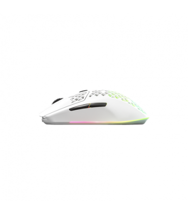 SteelSeries Gaming Mouse Aerox 3 Wireless (2022 Edition), Optical, RGB LED light, Snow, Wireless