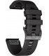 Tech-Protect kellarihm Smooth Garmin fenix 5/6/6 Pro 22mm, must