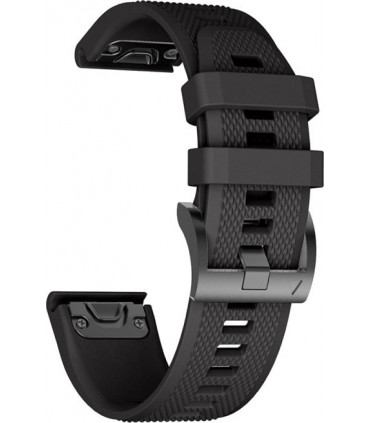 Tech-Protect kellarihm Smooth Garmin fenix 5/6/6 Pro 22mm, must