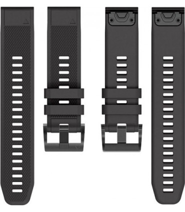 Tech-Protect kellarihm Smooth Garmin fenix 5/6/6 Pro 22mm, must