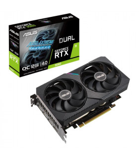 Graphics Card|ASUS|NVIDIA GeForce RTX 3060|12 GB|192 bit|PCIE 4.0 16x|GDDR6|GPU 1837 MHz|1xHDMI|3xDisplayPort|DUAL-RTX3060-O12G-