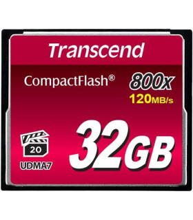 TRANSCEND MEMORY COMPACT FLASH 32GB/800X TS32GCF800