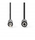 Nedis kaabel 3.5mm otsik- 3.5mm pesa 1m
