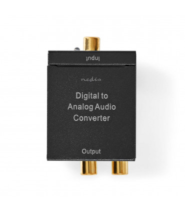 Nedis RCA (S/PDIF) + TosLink | 2x RCA