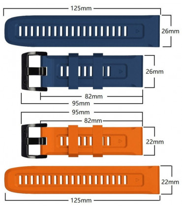 Tech-Protect kellarihm Iconband Garmin Fenix 5/6/7, must