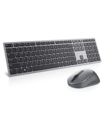Dell Premier Multi-Device Keyboard and Mouse   KM7321W Keyboard and Mouse Set, Wireless, Batteries included, EN/LT, Titan grey