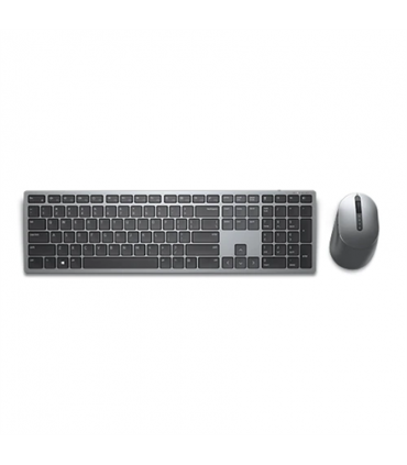 Dell Premier Multi-Device Keyboard and Mouse   KM7321W Keyboard and Mouse Set, Wireless, Batteries included, EN/LT, Titan grey