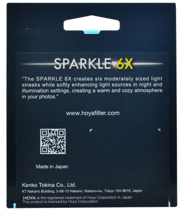 Hoya filter Sparkle 6x 62mm