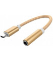 Mocco 3,5 mm to USB-C Audio Adapter, kuldne