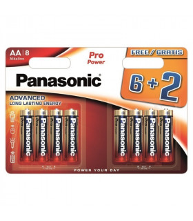 Panasonic Pro Power patarei LR6PPG/8BW (6+2)