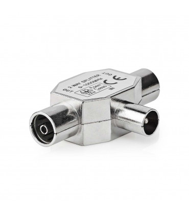 Nedis antennijagaja 1x coax M & 2x coax F