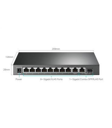TP-LINK Switch TL-SG1210MPE
