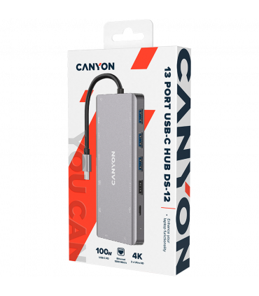 Canyon DS-12 13in1 multifunktsionaalne HUB