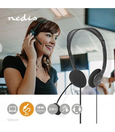 Nedis kõrvaklapid mikrofoniga 2x3,5mm