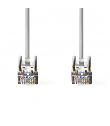 Nedis kaabel UTP Cat5e RJ45-RJ45, hall, 1m