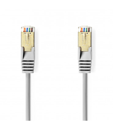 Nedis kaabel UTP Cat5e RJ45-RJ45, hall, 1m