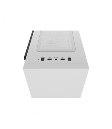 Deepcool MACUBE 110 WH White, mATX, 4, USB3.0x2, Audiox1, ABS+SPCC+Tempered Glass, 1×120mm DC fan