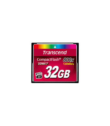 TRANSCEND MEMORY COMPACT FLASH 32GB/800X TS32GCF800