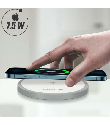 Swissten juhtmevaba laadija 15W, valge