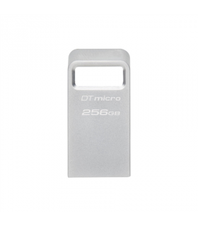 Kingston USB 3.2 Flash Drive  DataTraveler micro 256 GB, USB 3.2, Silver