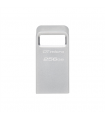 Kingston USB 3.2 Flash Drive  DataTraveler micro 256 GB, USB 3.2, Silver