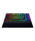 Razer Huntsman V2 Tenkeyless, Optical Gaming Keyboard, RGB LED light, US, Black, Wired, Clicky Purple Switch
