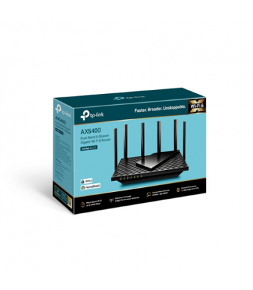 TP-LINK Dual-Band Wi-Fi 6 Router Archer AX72 802.11ax, 10/100 Mbit/s, Ethernet LAN (RJ-45) ports 3, MU-MiMO No, Antenna type 4x