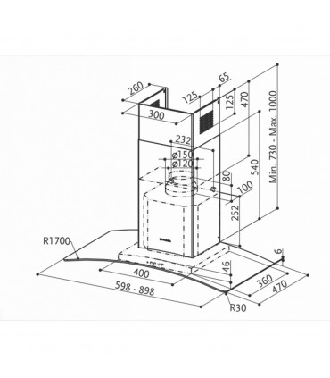 Faber Ray SRM Led X/V NS A60