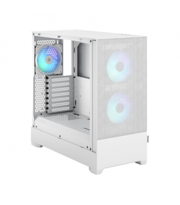 Fractal Design Pop Air RGB White TG Clear Tint, ATX, mATX, Mini ITX, Power supply included No