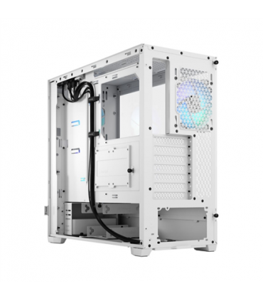 Fractal Design Pop Air RGB White TG Clear Tint, ATX, mATX, Mini ITX, Power supply included No