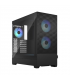 Fractal Design op Air RGB Black TG Clear Tint, ATX, mATX, Mini ITX, Power supply included No