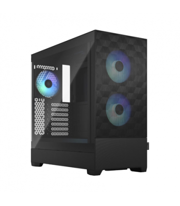 Fractal Design op Air RGB Black TG Clear Tint, ATX, mATX, Mini ITX, Power supply included No