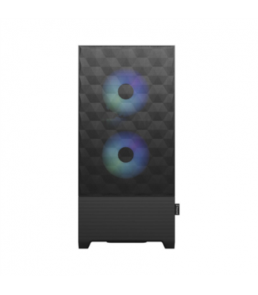 Fractal Design op Air RGB Black TG Clear Tint, ATX, mATX, Mini ITX, Power supply included No