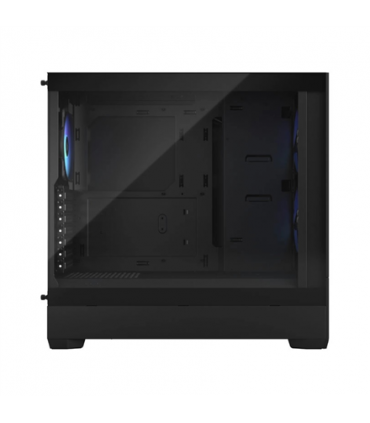 Fractal Design op Air RGB Black TG Clear Tint, ATX, mATX, Mini ITX, Power supply included No